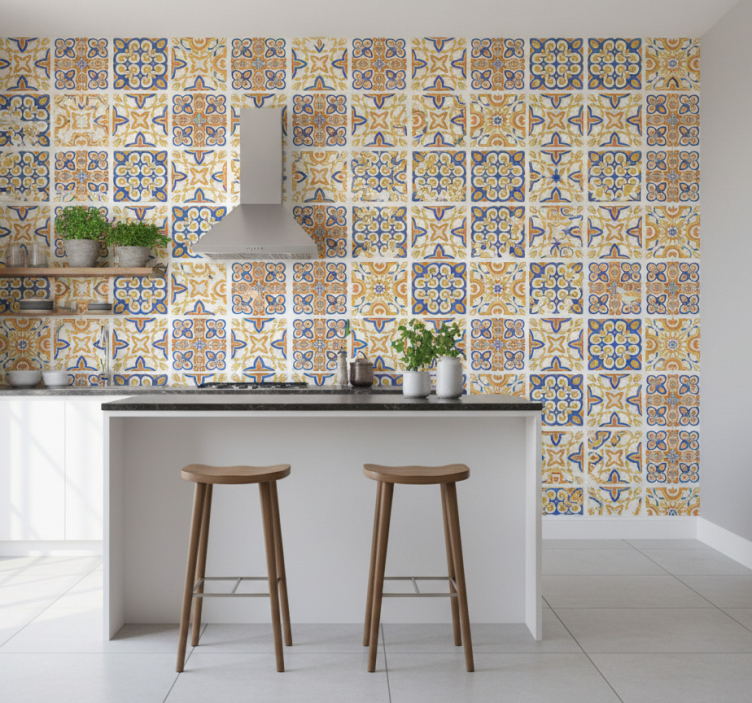 Tapet plattor piastrelle siciliane - Tenstickers