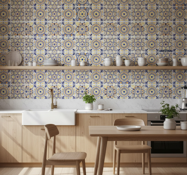 Tapet plattor portugisisk stil - Tenstickers