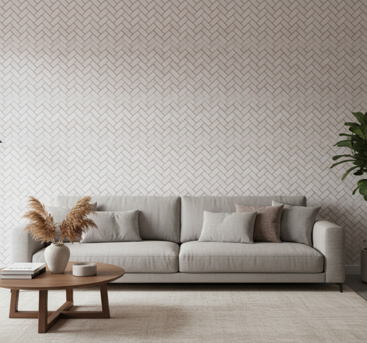 Tapet prydnadsföremål i fiskbensmarmorplattor - Tenstickers