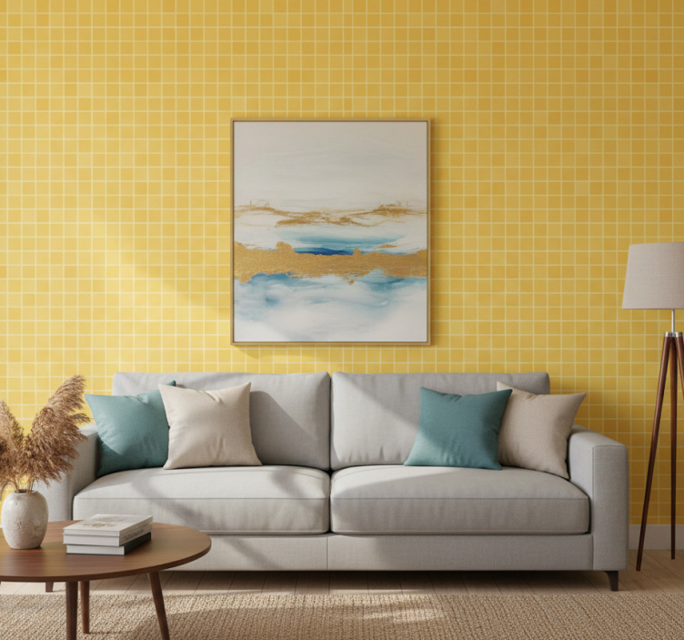 Tapet prydnadsföremål mosaikmönster överlägg - Tenstickers