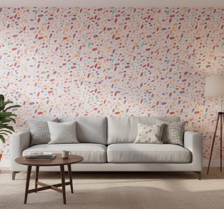 Tapet marmor färgglada stenar - Tenstickers