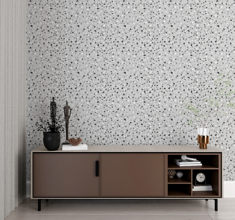 Terrazzo inspirerad Tapet andra texturer - Tenstickers