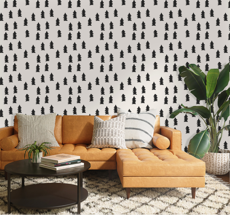 Träd mönster natur tapeter - Tenstickers