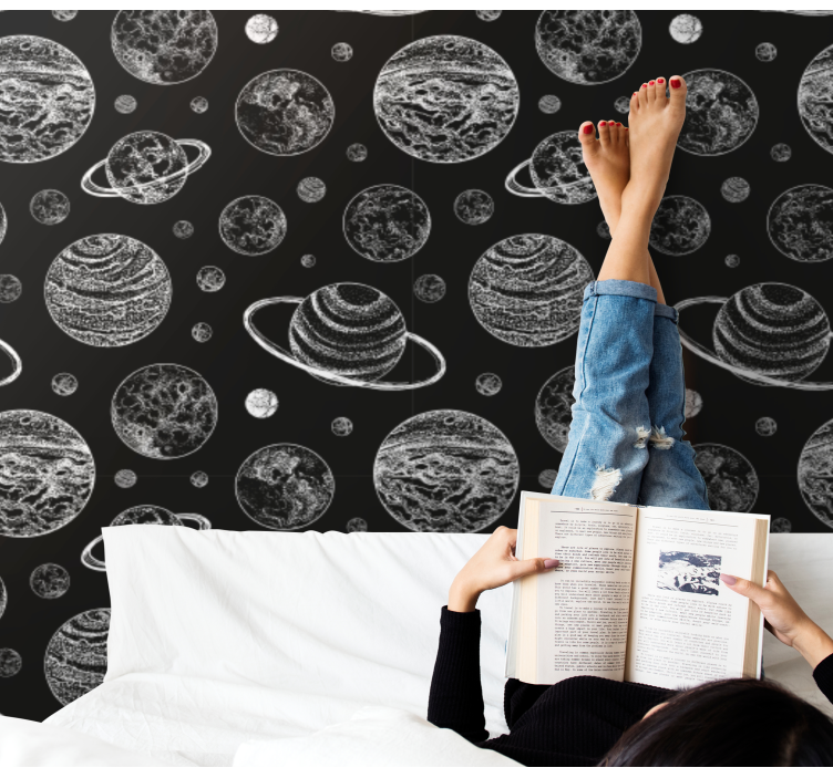 Utforskning av himlakroppar tapet stjärnor - Tenstickers