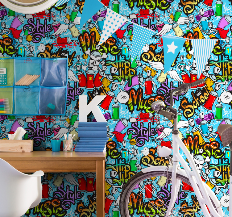 Vakta ögon konst tapeter - Tenstickers