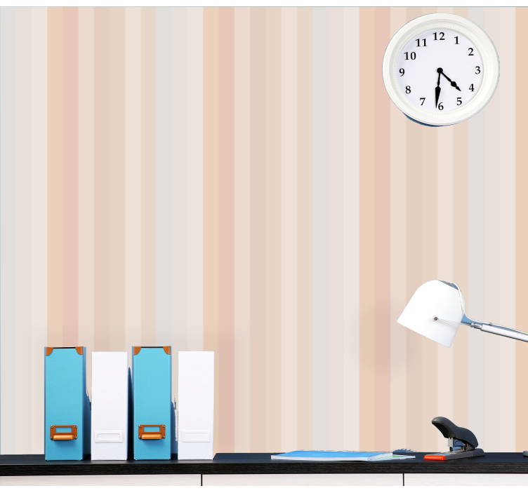 Vertikal randdesign Randig tapet - Tenstickers