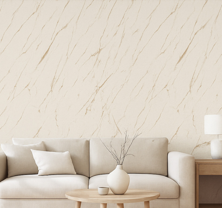 Vitt avslappnat neutralt mönster fondtapet vardagsrum - Tenstickers