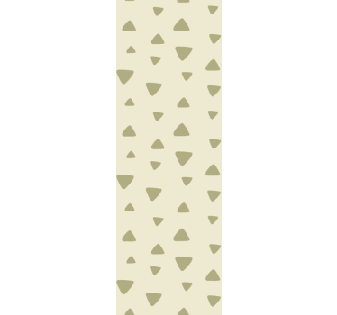 Enkelt beige mönster Tapet trianglar - Tenstickers