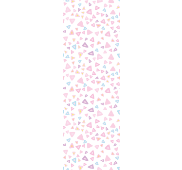 Pastell triangelmönster Tapet trianglar - Tenstickers