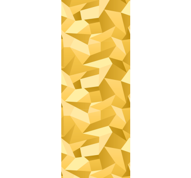 Strukturerade gula mönster tapet geometriska former - Tenstickers