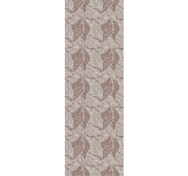Brun elegant design Tapet blommor - Tenstickers