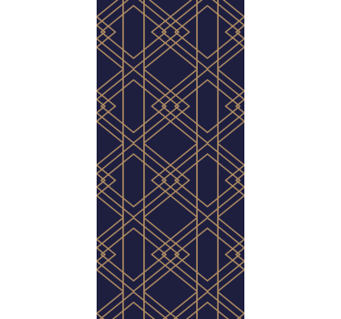 Tapet geometriska former modern geometrisk design - Tenstickers