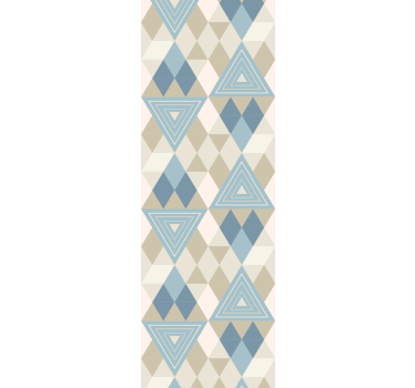 Trianglar och diamanter tapet geometriska former - Tenstickers