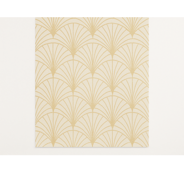 1920-talets fan art déco Tapet andra vintage - Tenstickers