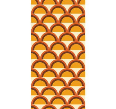 Retrobågar i solnedgången från 1970-talet Tapet andra vintage - Tenstickers