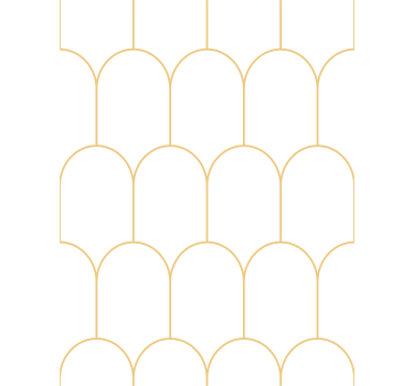 Fondtapet vardagsrum eleganta gyllene bågar - Tenstickers