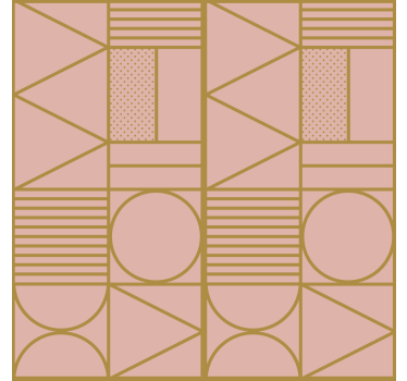 Tapet texturer och mönster i guld och rosa - Tenstickers