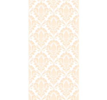 Tapet sovrum beige damaskmönster - Tenstickers