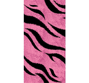 Dyr tapet rosa tigermönster - Tenstickers