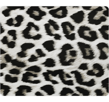 Dyr tapet vit leopardmönster - Tenstickers