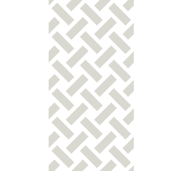 Tapet korridor geometriskt vitt rutmönster - Tenstickers