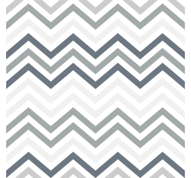 Tapet geometriska former chic chevron-motiv - Tenstickers