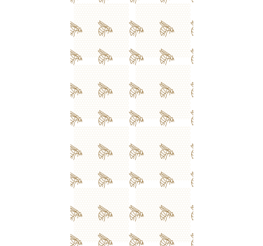 Barn tapet elegant bi illustration - Tenstickers
