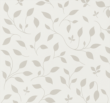 Tapet nordisk lugnande bladblommotiv - Tenstickers
