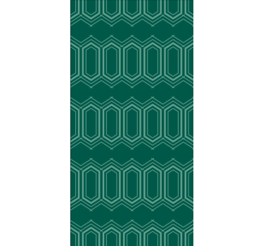 Tapet texturer och mönster grön geometrisk design - Tenstickers