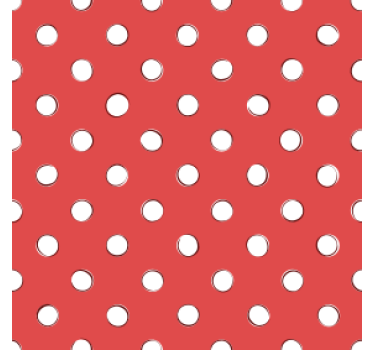 Vintage tapet vita retroprickar röd bakgrund - Tenstickers