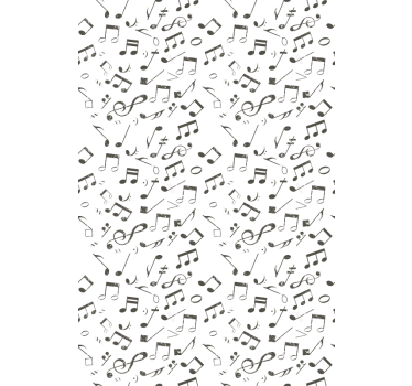 Barn tapet musikaliska notationer kaskad - Tenstickers