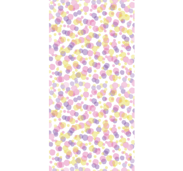 Badrumstapet rosa bubblor mönster - Tenstickers
