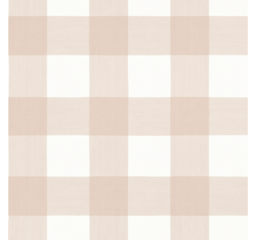 Barn tapet rosa rutigt tapet - Tenstickers