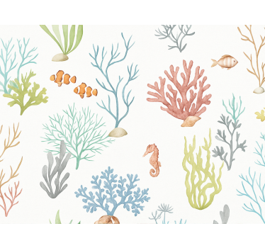 Barn tapet underwater coral - Tenstickers