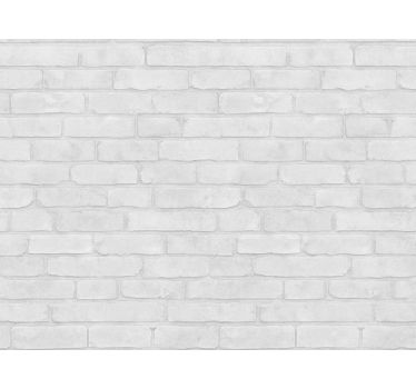 Tapet tegelstenar vitkalkad loftsten - Tenstickers