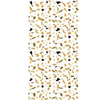 Äktenskap tapet varma färger terrazzo stil - Tenstickers