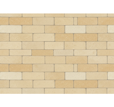 Tapet stenar beige gula tegelstenar - Tenstickers