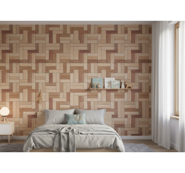 Tapet trä med träutseende - Tenstickers