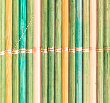 Texturerat tapet tunn bambu - Tenstickers