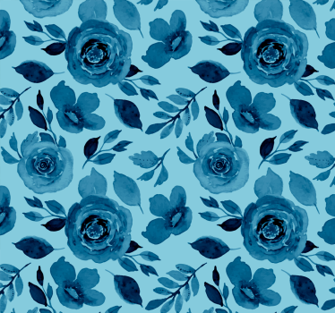Natur tapeter blå blommor - Tenstickers