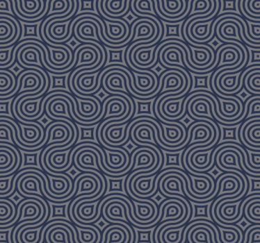 Cirkel mönster tapet blå geometriska - Tenstickers