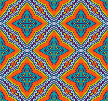 Prydnads tapeter färgglada orientaliska stil - Tenstickers