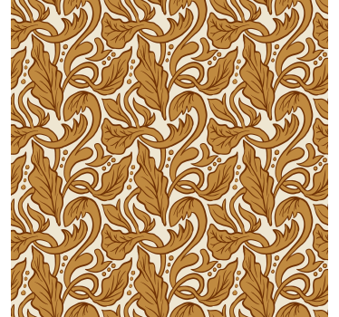 Vintage tapet blommig guld - Tenstickers