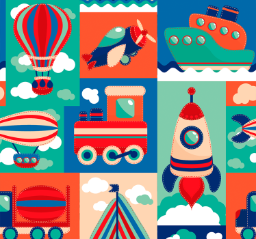 Bilmodeller barn tapet - Tenstickers