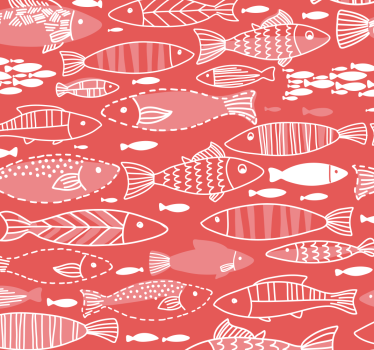 Många fiskar under havet hall tapeter - Tenstickers