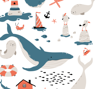 Under havet barn tapeter - Tenstickers