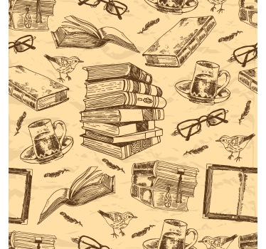 Gamla biblioteket bästa kontor tapeter - Tenstickers