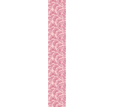 Rosa och vit fjäril sovrum tapet - Tenstickers