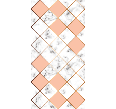 Keramisk marmor rosa kakel sten effekt tapet - Tenstickers