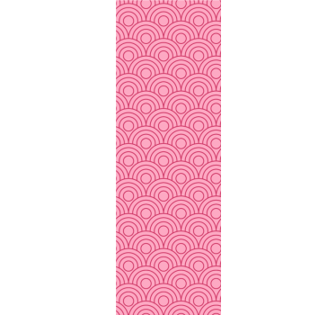 Mörk och ljusrosa form samtida tapet - Tenstickers